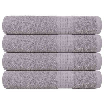 vidaXL Sauna Towels "FROGN" 4 pcs Grey 80x200 cm 360 gsm 1