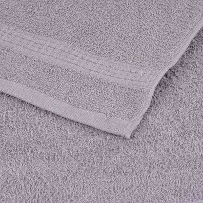vidaXL Sauna Towels "FROGN" 4 pcs Grey 80x200 cm 360 gsm 6