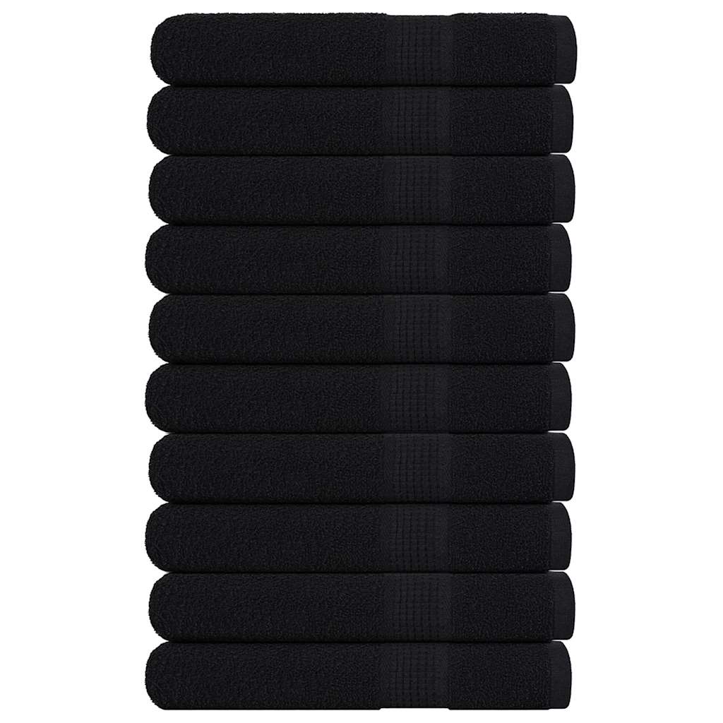 Sauna Towels "FROGN" 80x200 cm 360 gsm 10 pcs Black