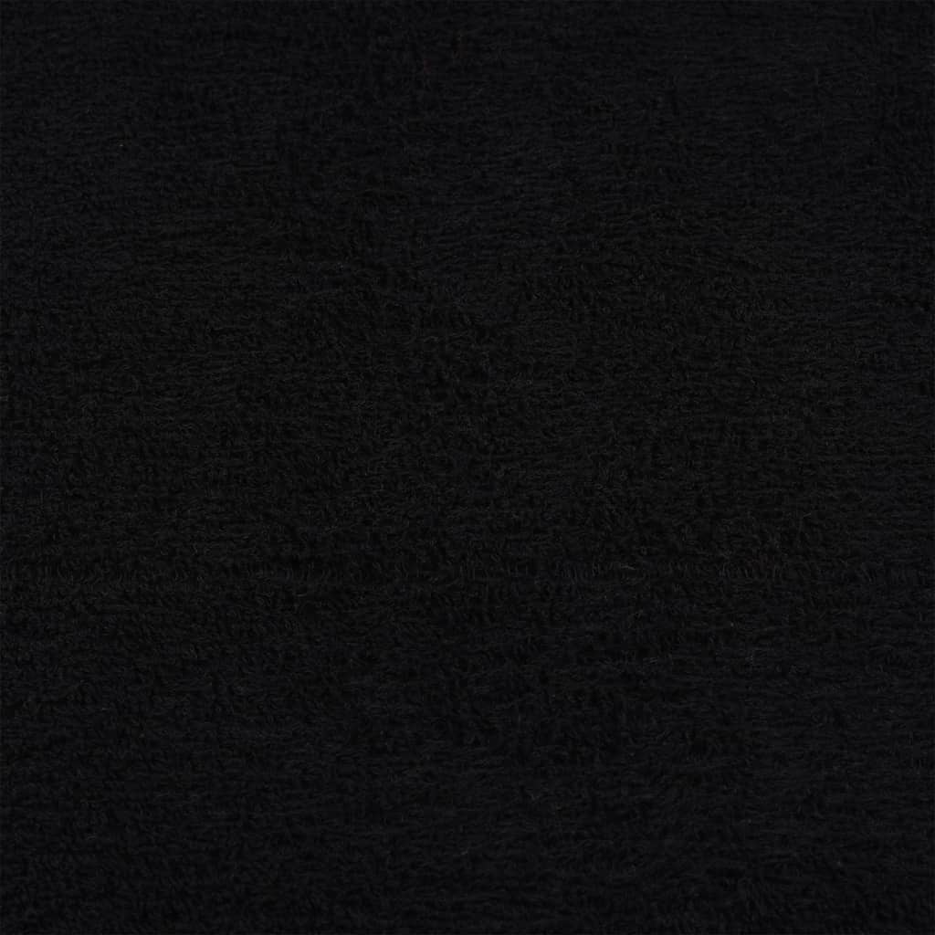 Sauna Towels "FROGN" 80x200 cm 360 gsm 10 pcs Black