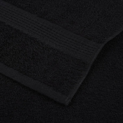 Sauna Towels "FROGN" 80x200 cm 360 gsm 10 pcs Black