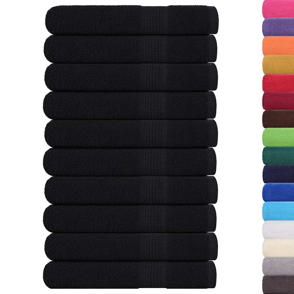 Towels "FROGN" 100x200 cm 360 gsm 10 pcs Black
