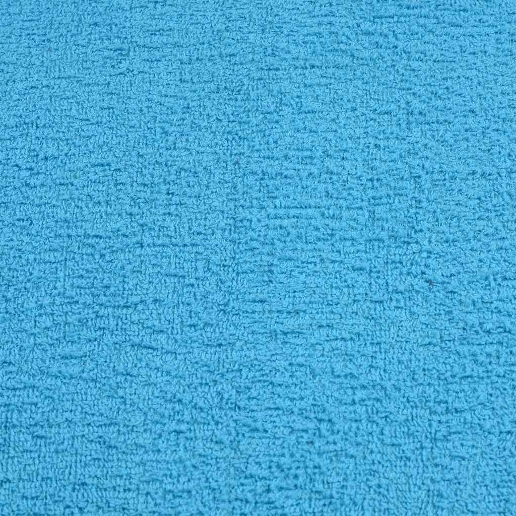 vidaXL Sauna Towels "FROGN" 4 pcs Turquoise 80x200 cm 360 gsm 5