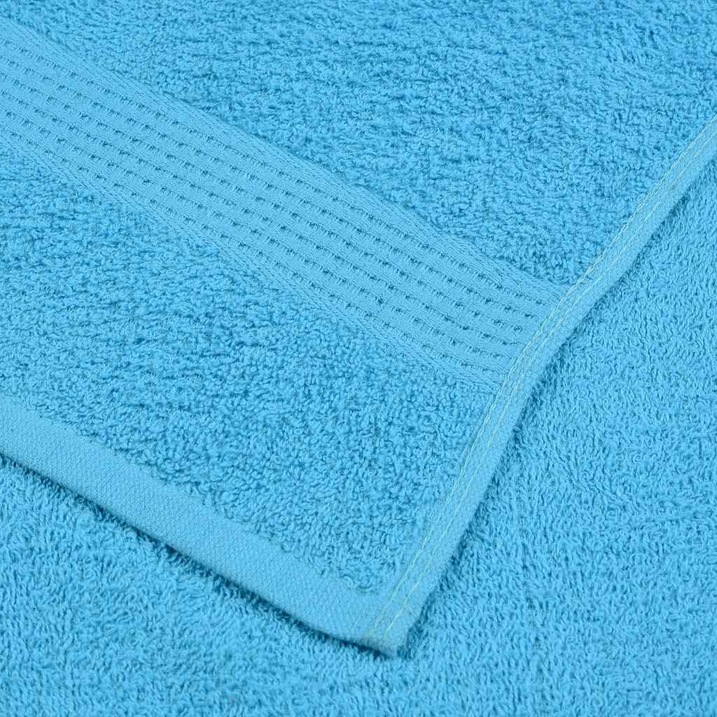 vidaXL Sauna Towels "FROGN" 4 pcs Turquoise 80x200 cm 360 gsm 6