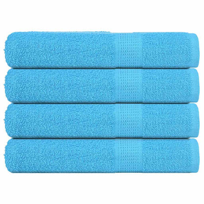 vidaXL Towels "FROGN" 4 pcs Turquoise 100x200 cm 360 gsm 1