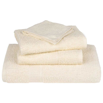 vidaXL Sauna Towels "FROGN" 4 pcs Cream 80x200 cm 360 gsm 4