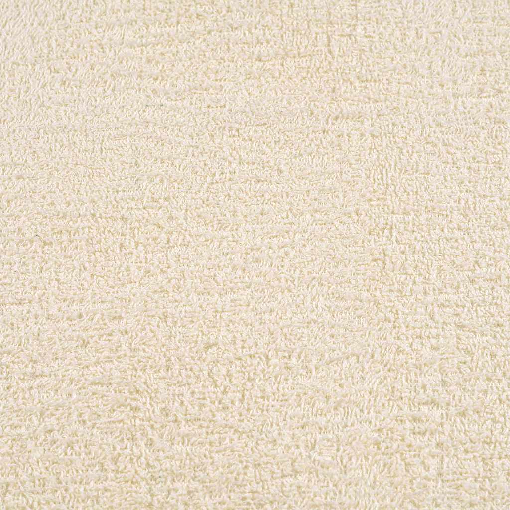 vidaXL Sauna Towels "FROGN" 4 pcs Cream 80x200 cm 360 gsm 5