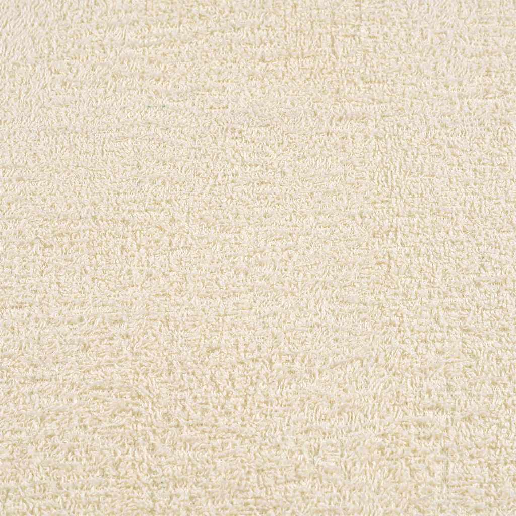 vidaXL Towels "FROGN" 4 pcs Cream 100x200 cm 360 gsm 5
