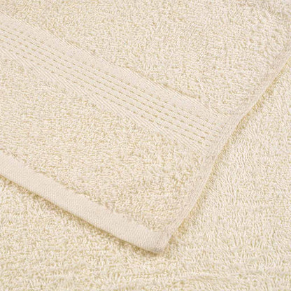 vidaXL Towels "FROGN" 4 pcs Cream 100x200 cm 360 gsm 6