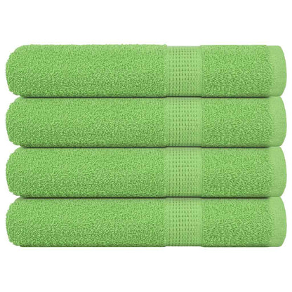 vidaXL Sauna Towels "FROGN" 4 pcs Apple Green 80x200 cm 360 gsm 1