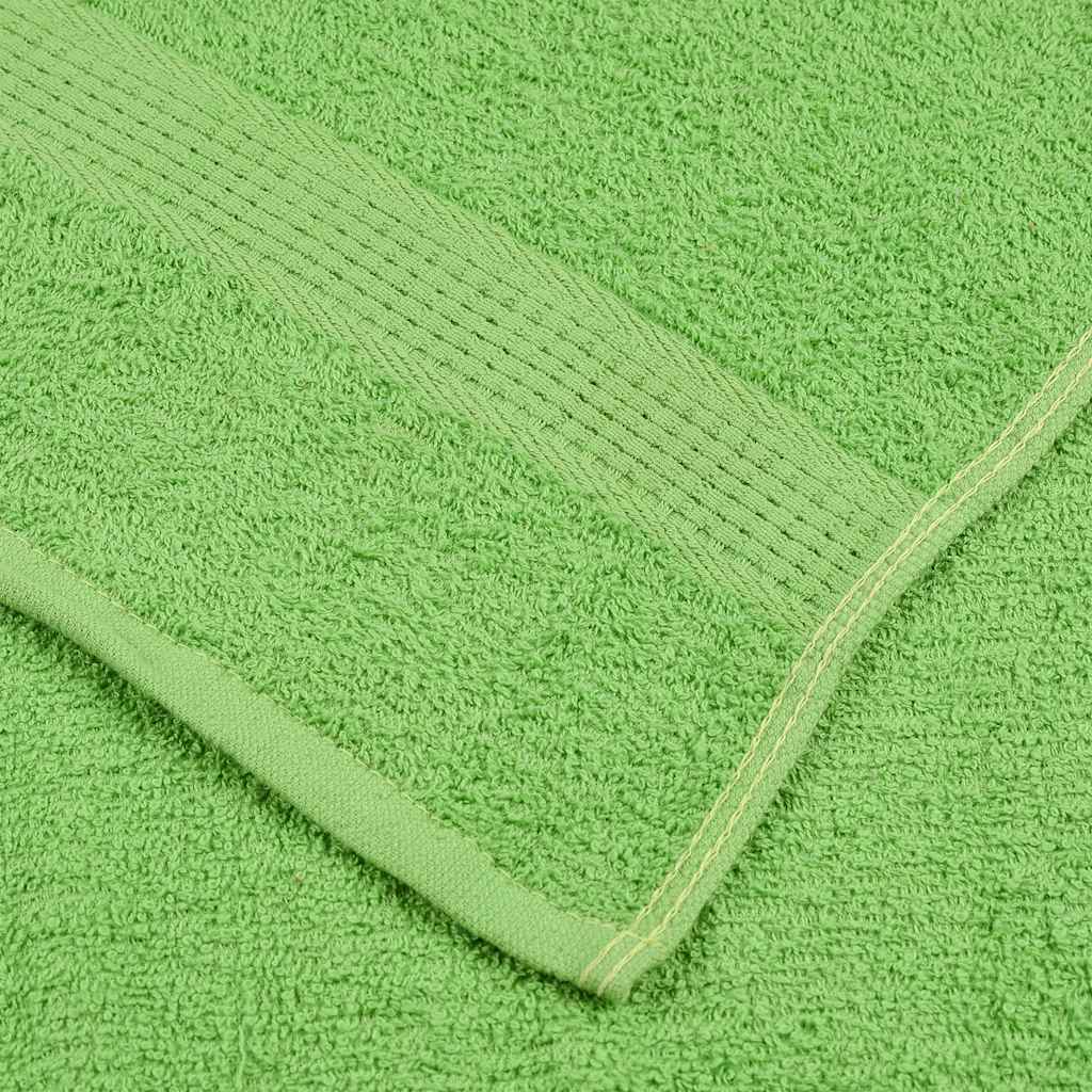 vidaXL Sauna Towels "FROGN" 4 pcs Apple Green 80x200 cm 360 gsm 6
