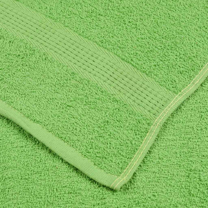 vidaXL Sauna Towels "FROGN" 4 pcs Apple Green 80x200 cm 360 gsm 6