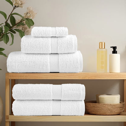 vidaXL Premium Washcloths "SOLUND" 50 pcs White 15x21 cm 600 gsm 3