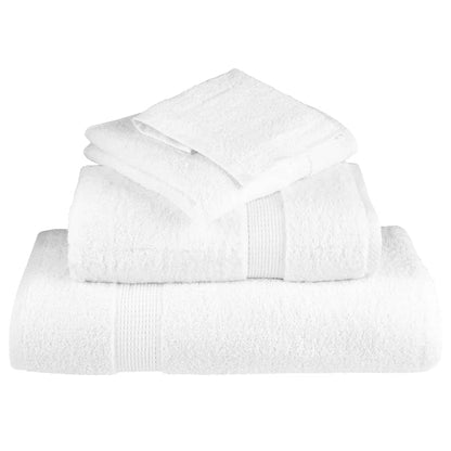 vidaXL Premium Shower Towels "SOLUND" 4 pcs White 70x140 cm 600 gsm 4