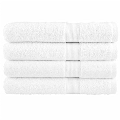 vidaXL Premium Sauna Towels "SOLUND" 4 pcs White 80x200 cm 600 gsm 1