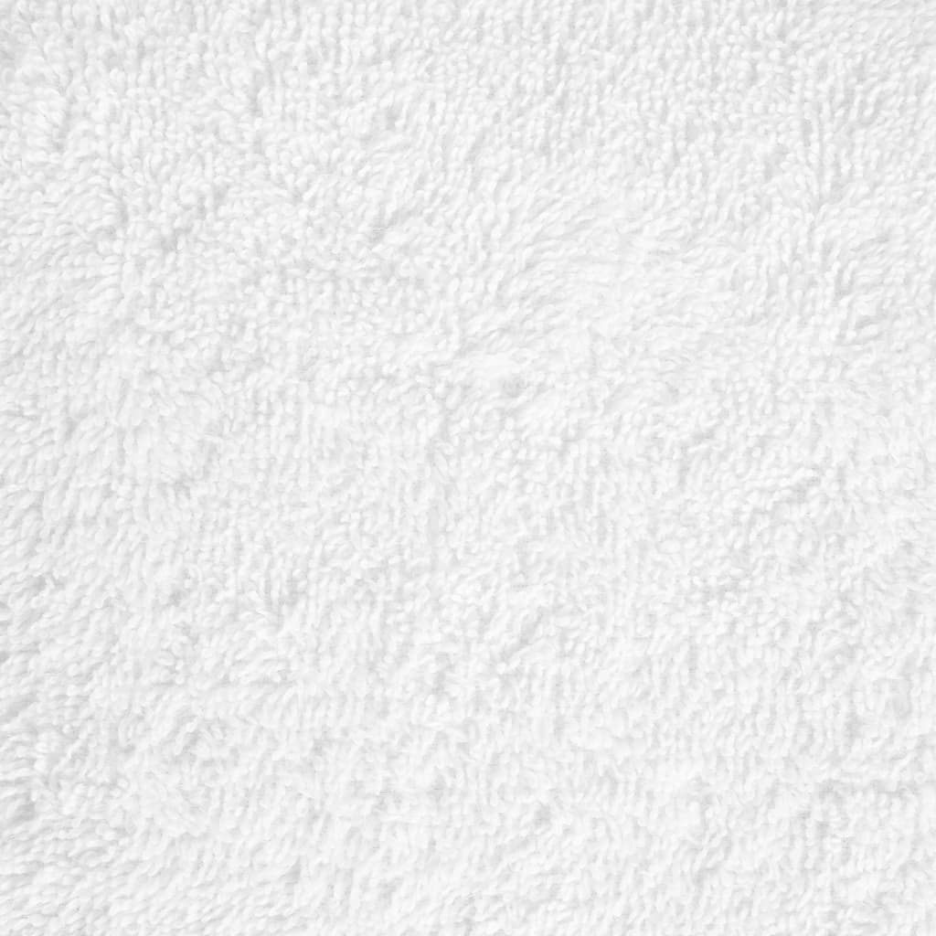 vidaXL Premium Sauna Towels "SOLUND" 4 pcs White 80x200 cm 600 gsm 5