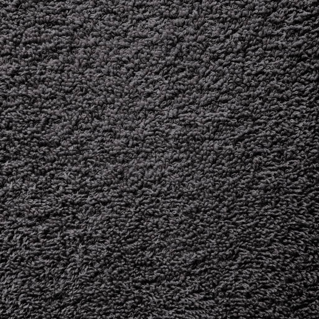 vidaXL Premium Washcloths "SOLUND" 50 pcs Anthracite 15x21 cm 600 gsm 5