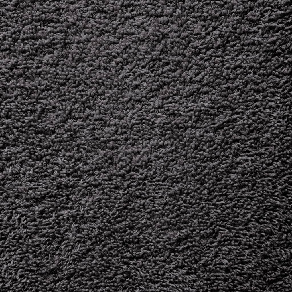vidaXL Premium Shower Towels "SOLUND" 4 pcs Anthracite 70x140 cm 600 gsm 5