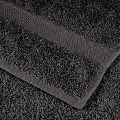 vidaXL Premium Shower Towels "SOLUND" 4 pcs Anthracite 70x140 cm 600 gsm 6