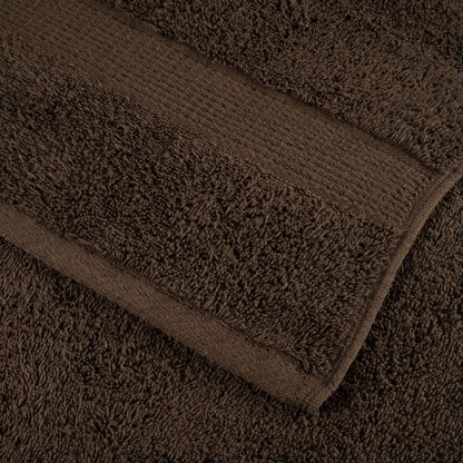 vidaXL Premium Hand Towels "SOLUND" 10 pcs Brown 50x100 cm 600 gsm 6