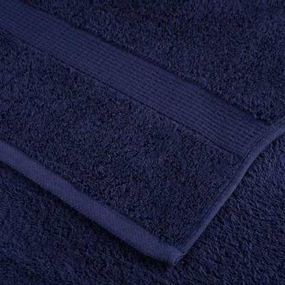 vidaXL Premium Sauna Towels "SOLUND" 4 pcs Navy Blue 80x200 cm 600 gsm 6