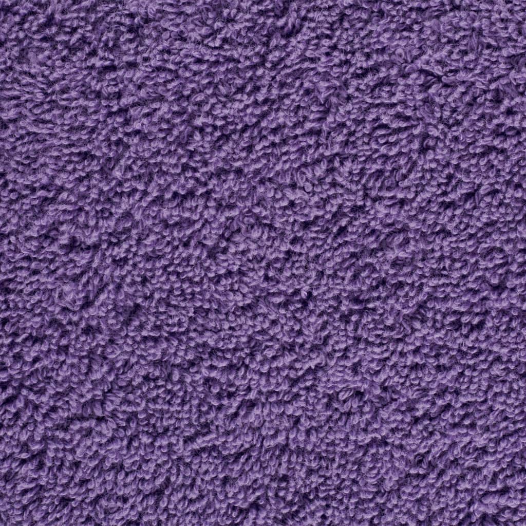 vidaXL Premium Towels SOLUND 2 pcs Purple 100x200 cm 600 gsm 5