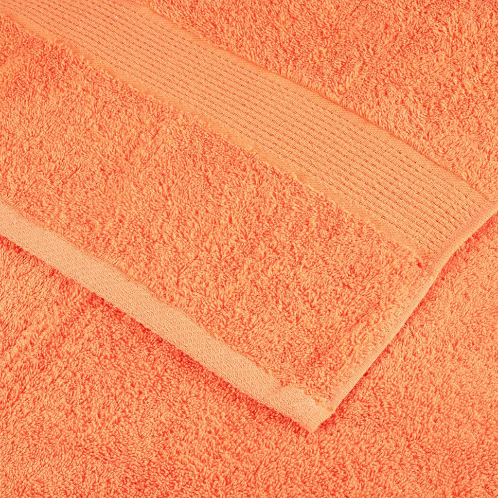 vidaXL Premium Shower Towels SOLUND 4 pcs Orange 70x140 cm 600 gsm 6