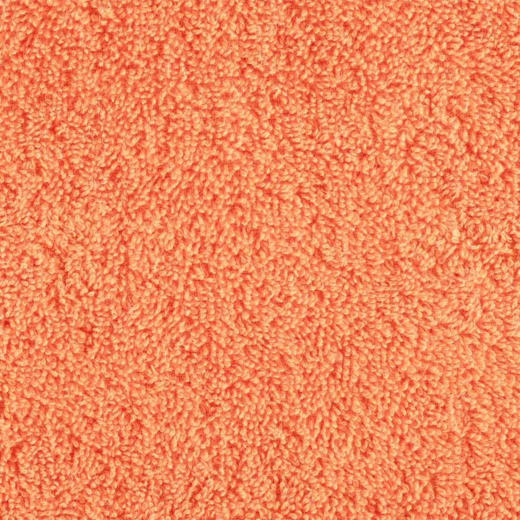 vidaXL Premium Bath Towels "SOLUND" 4 pcs Orange 100x150 cm 600 gsm 5