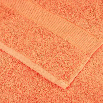 vidaXL Premium Bath Towels "SOLUND" 4 pcs Orange 100x150 cm 600 gsm 6