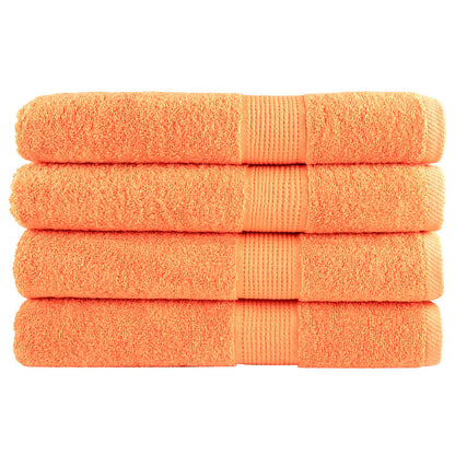 Premium Sauna Towels SOLUND 80x200 cm 600 gsm 4 Width 80 cm Orange