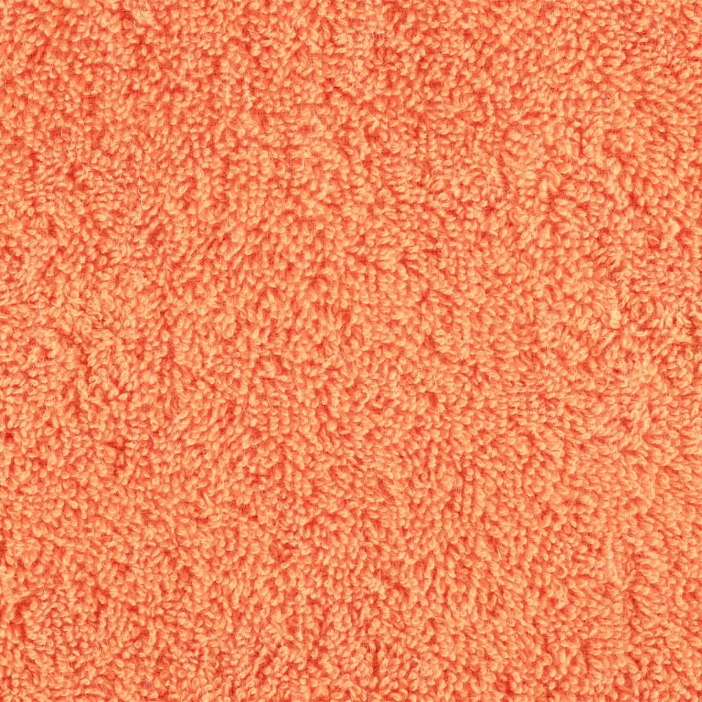 vidaXL Premium Towels SOLUND 2 pcs Orange 100x200 cm 600 gsm 5