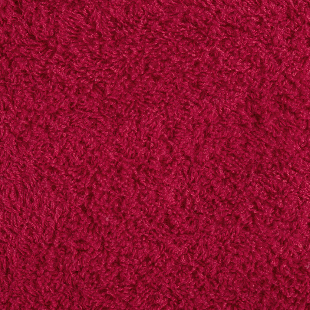 vidaXL Premium Bath Towels "SOLUND" 4 pcs Red 100x150 cm 600 gsm 5