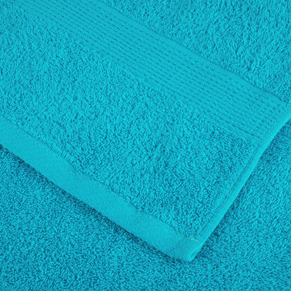 vidaXL Premium Hand Towels SOLUND 10 pcs Turquoise 50x100 cm 600 gsm 6
