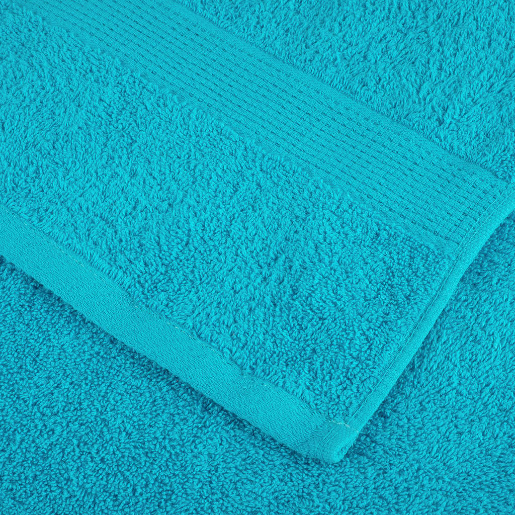 vidaXL Premium Shower Towels SOLUND 4 pcs Turquoise 70x140 cm 600 gsm 6