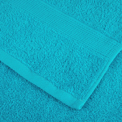 vidaXL Premium Towels SOLUND 2 pcs Turquoise 100x200 cm 600 gsm 6