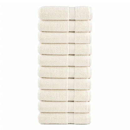 Premium Hand Towels SOLUND 50x100 cm 600 gsm 10 Width 50 cm Cream