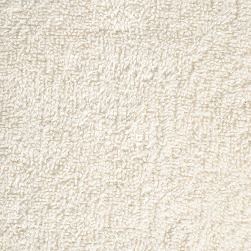 vidaXL Premium Sauna Towels SOLUND 4 pcs Cream 80x200 cm 600 gsm 5