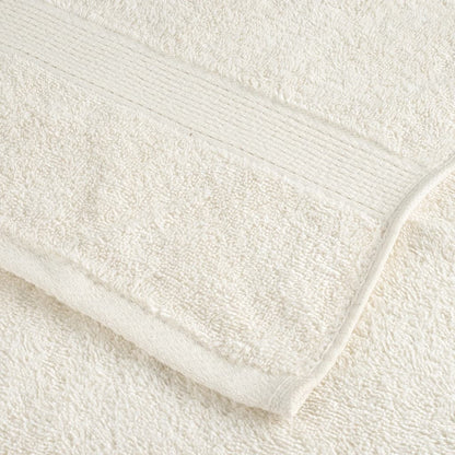 vidaXL Premium Towels SOLUND 2 pcs Cream 100x200 cm 600 gsm 6