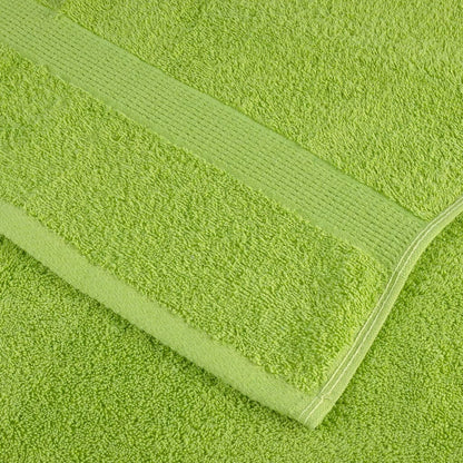 vidaXL Premium Bath Towels "SOLUND" 4 pcs Apple Green 100x150 cm 600 gsm 6