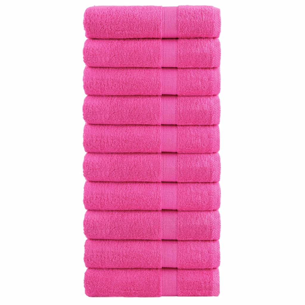 Premium Hand Towels SOLUND 50x100 cm 600 gsm 10 Width 50 cm Pink