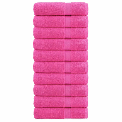 Premium Hand Towels SOLUND 50x100 cm 600 gsm 10 Width 50 cm Pink