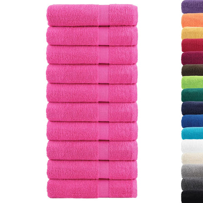 Premium Hand Towels SOLUND 50x100 cm 600 gsm 10 Width 50 cm Pink