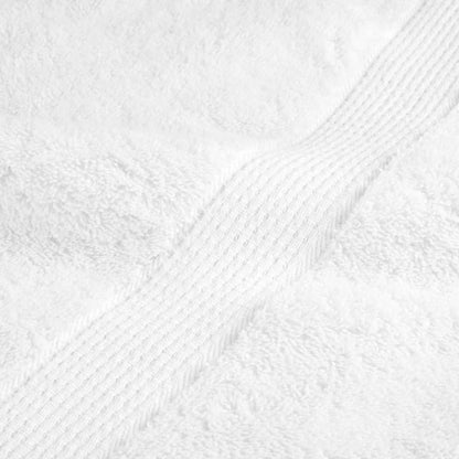vidaXL 8 Piece Premium Towel Set SOLUND White 600 gsm 6