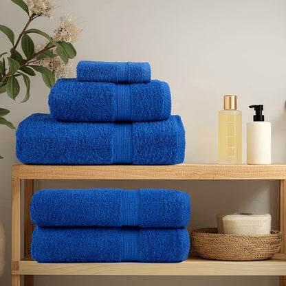 vidaXL 8 Piece Premium Towel Set SOLUND Blue 600 gsm 3