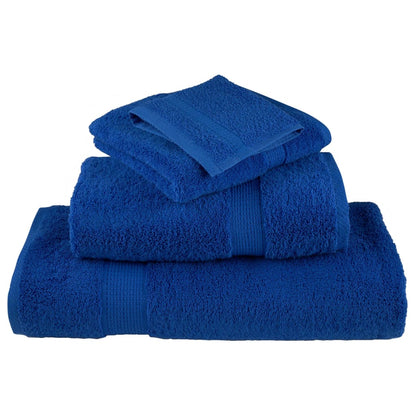 vidaXL 8 Piece Premium Towel Set SOLUND Blue 600 gsm 4