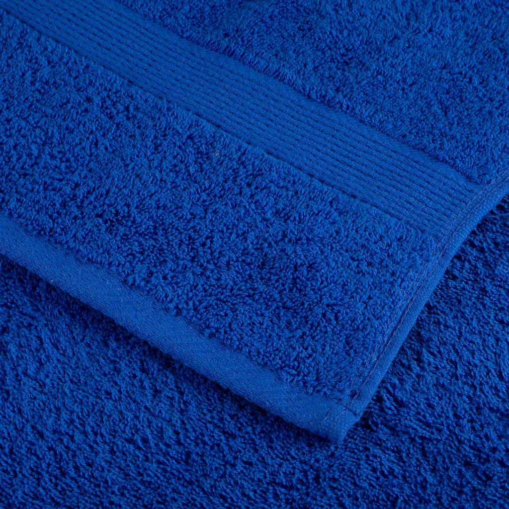 vidaXL 8 Piece Premium Towel Set SOLUND Blue 600 gsm 5