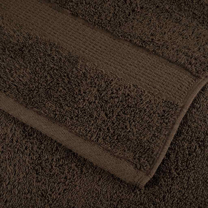 vidaXL 8 Piece Premium Towel Set SOLUND Brown 600 gsm 5