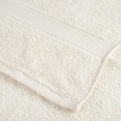 vidaXL 6 Piece Premium Towel Set SOLUND Cream 600 gsm 5