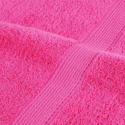 vidaXL 6 Piece Premium Towel Set SOLUND Pink 600 gsm 6