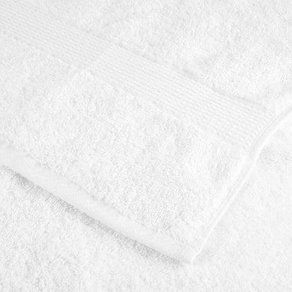 vidaXL 12 Piece Premium Towel Set SOLUND White 600 gsm 5